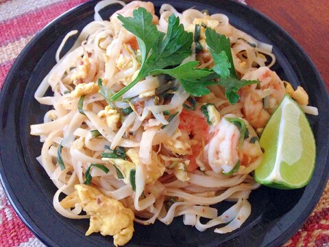 タイの焼きそば☆えびパッタイ☆簡単手間なし